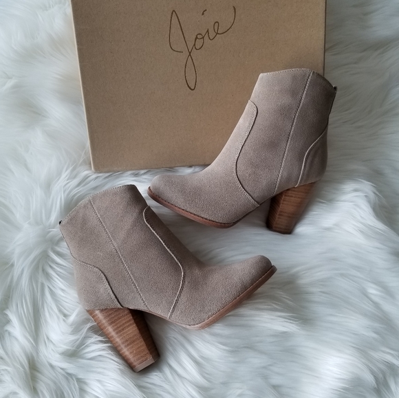 SOLD - Joie Dalton Suede Booties Sz 36.5 - Picture 7 of 15